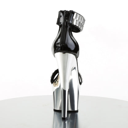 【PLEASER】ADORE-769RS シューズ Blk/Slv Chrome【取寄】