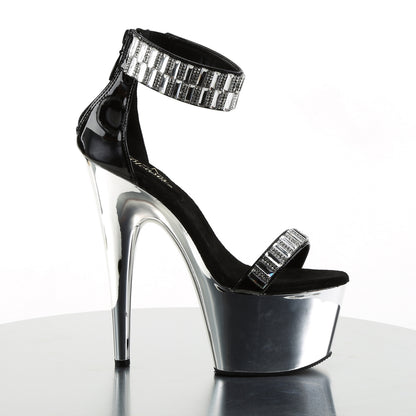 【PLEASER】ADORE-769RS シューズ Blk/Slv Chrome【取寄】