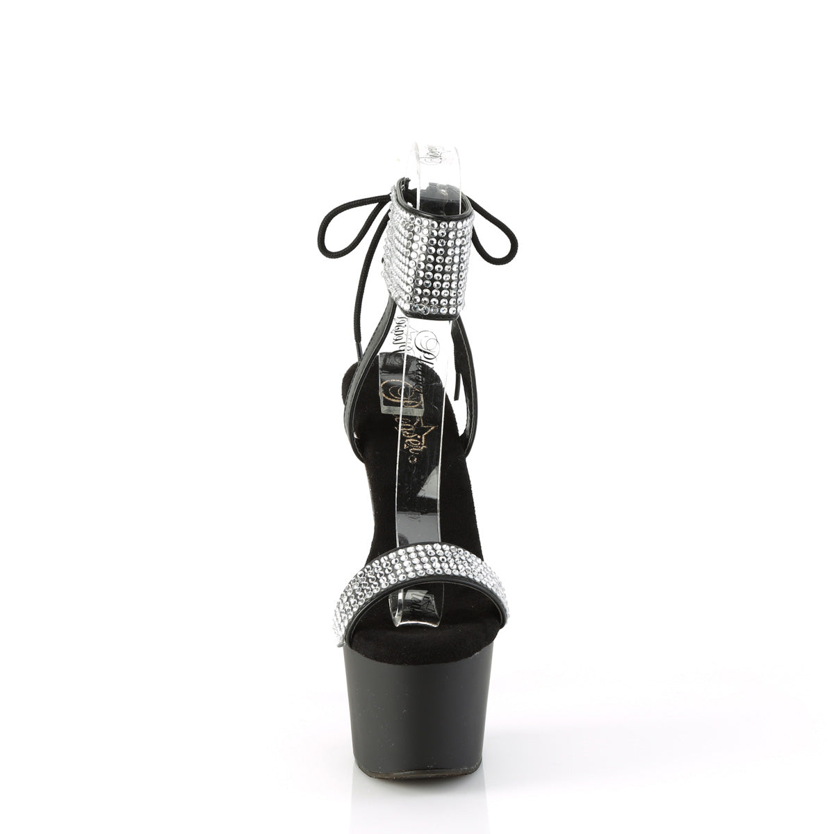 【PLEASER】ADORE-770 シューズ Blk Faux Leather-RS/Blk Matte【取寄】