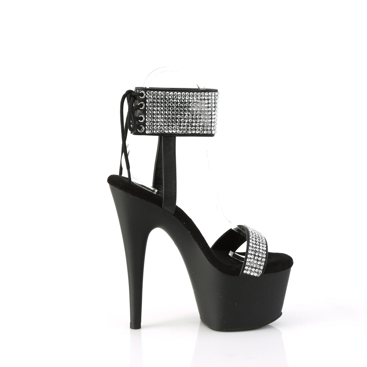 【PLEASER】ADORE-770 シューズ Blk Faux Leather-RS/Blk Matte【取寄】