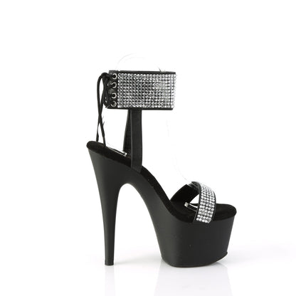【PLEASER】ADORE-770 シューズ Blk Faux Leather-RS/Blk Matte【取寄】
