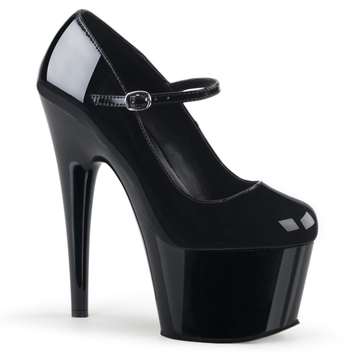 【PLEASER】ADORE-787 シューズ Blk Pat/Blk【取寄】