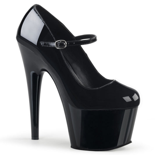 【PLEASER】ADORE-787 プラットフォームシューズ Blk Pat/Blk【取寄】