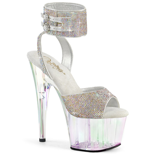 【PLEASER】ADORE-791HTRS プラットフォームシューズ Slv AB RS-TPU/Holo Tinted【取寄】