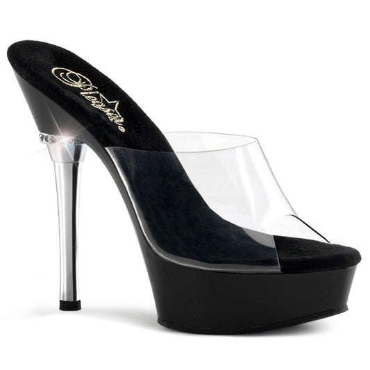 【PLEASER】ALLURE-601 プラットフォームシューズ Clr/Blk【取寄】