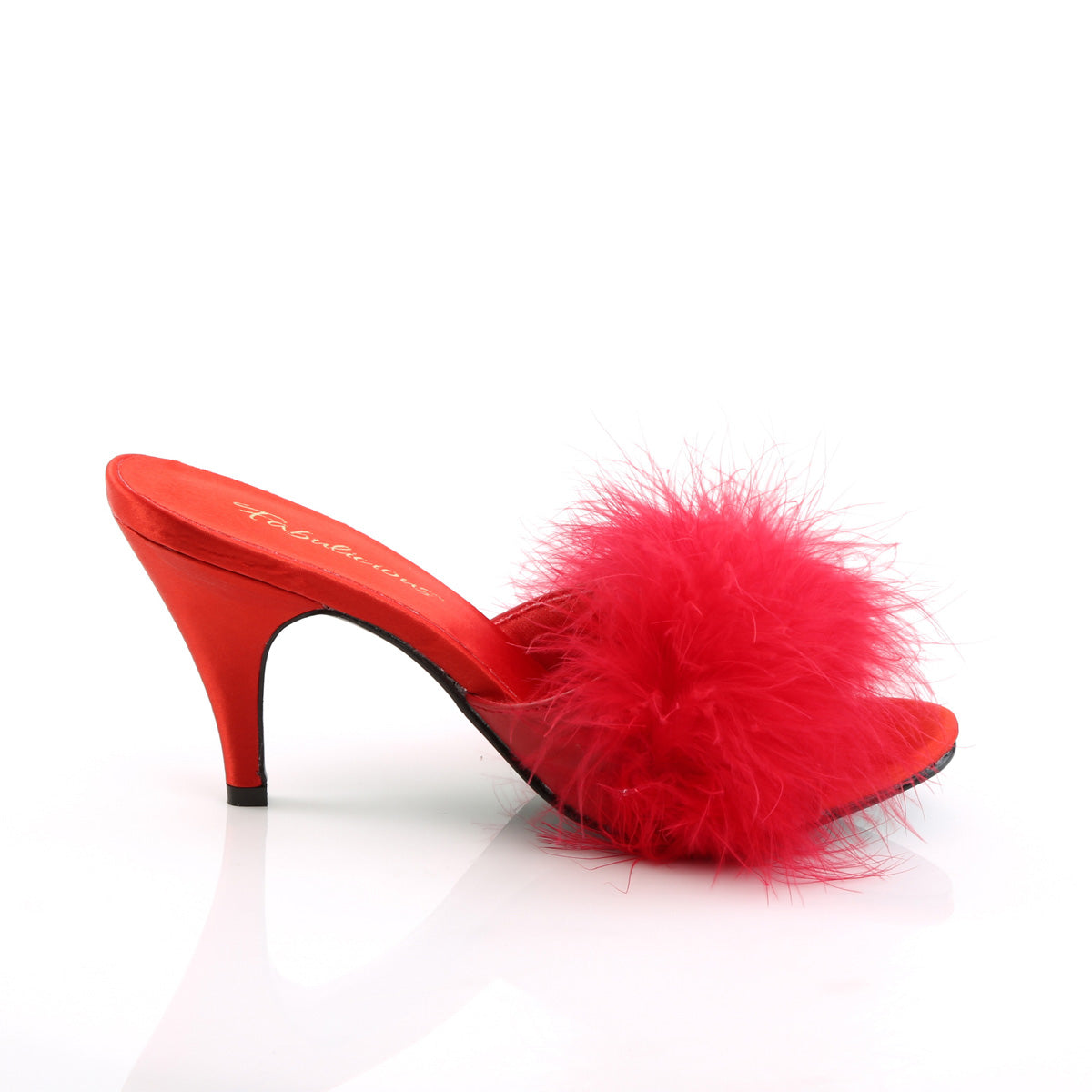 【FABULICIOUS】AMOUR-03 シューズ Red Pu-Fur【取寄】