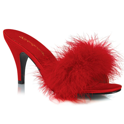 【FABULICIOUS】AMOUR-03 シューズ Red Pu-Fur【取寄】