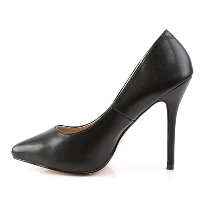 【PLEASER】AMUSE-20 シングルソールシューズ Blk Faux Leather【取寄】