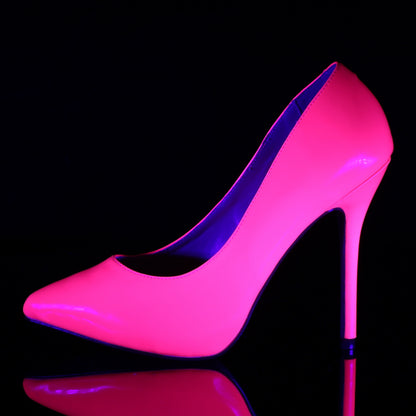【PLEASER】AMUSE-20 シングルソールシューズ Neon Fuchsia Pat【取寄】