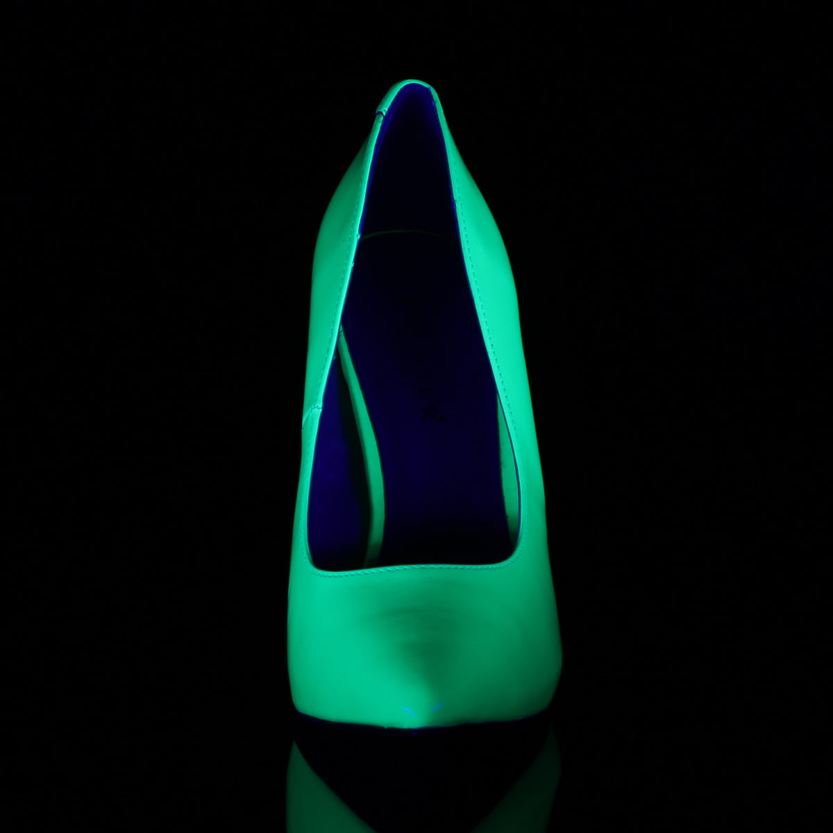 【PLEASER】AMUSE-20 シングルソールシューズ Neon Green Pat【取寄】