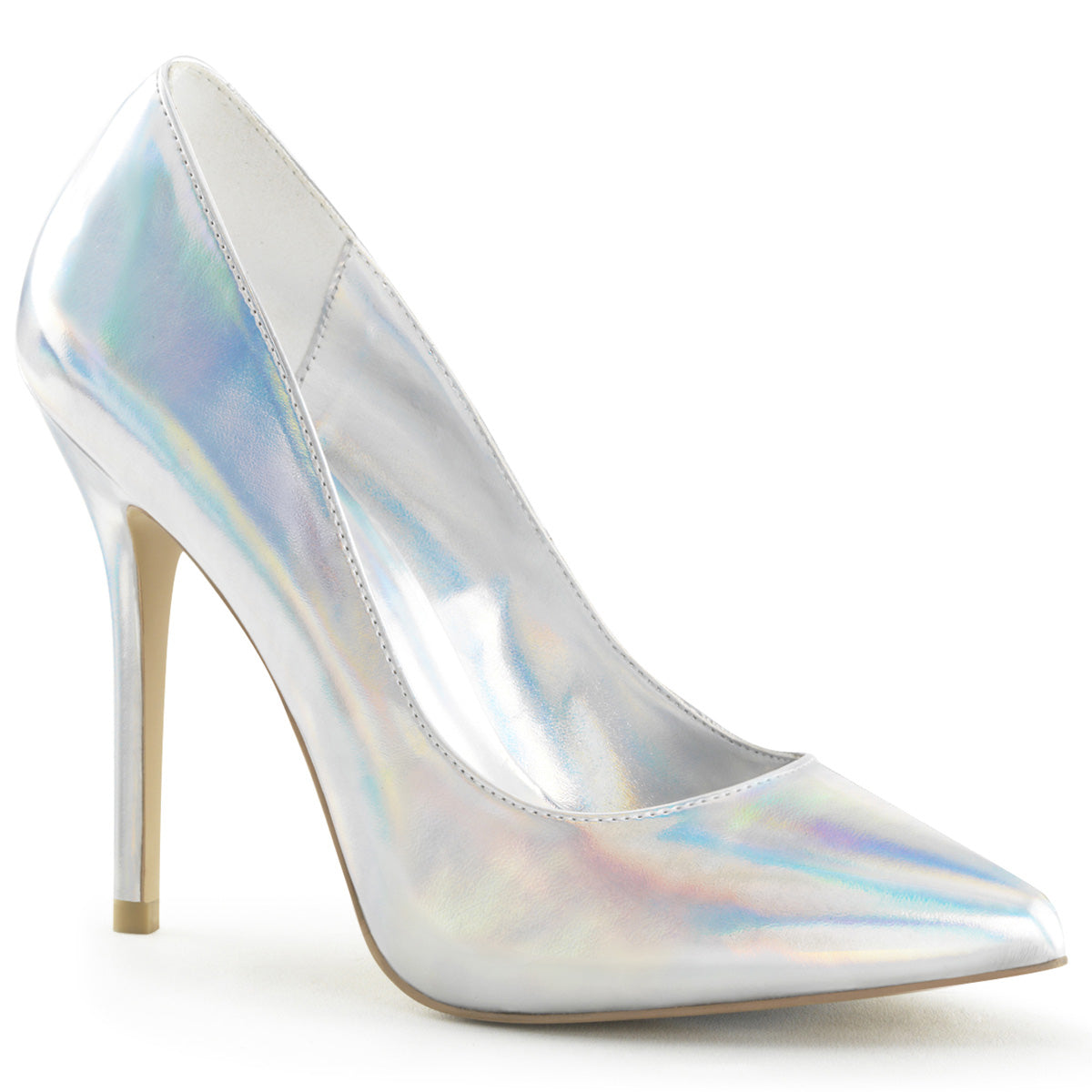 【PLEASER】AMUSE-20 シングルソールシューズ Slv Hologram Pu【取寄】