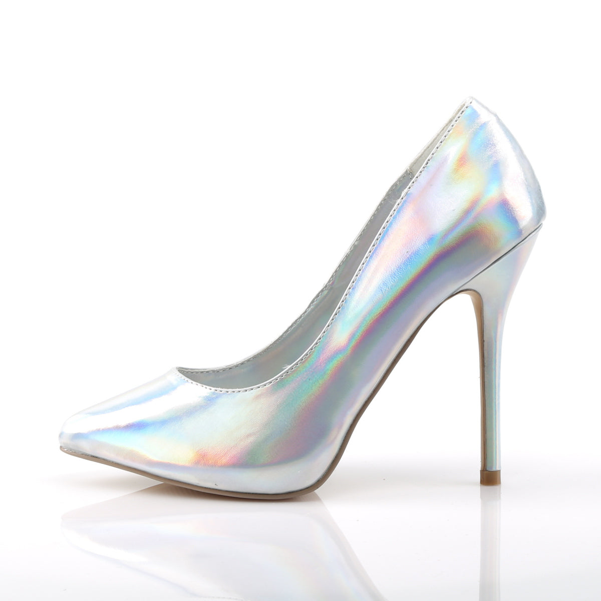 【PLEASER】AMUSE-20 シングルソールシューズ Slv Hologram Pu【取寄】