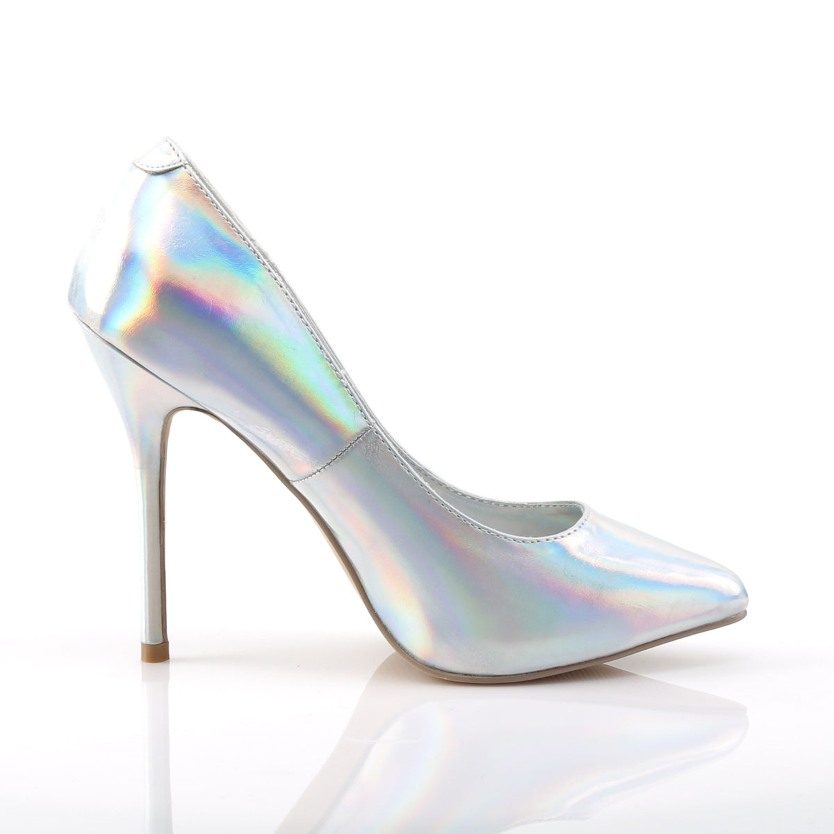 【PLEASER】AMUSE-20 シングルソールシューズ Slv Hologram Pu【取寄】