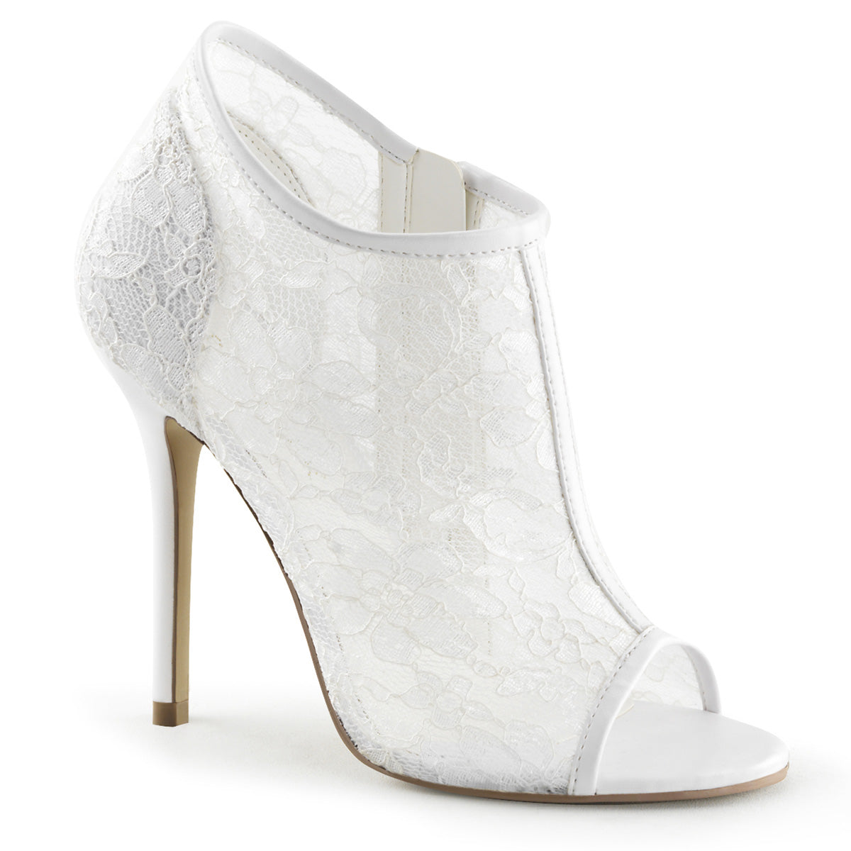 【FABULICIOUS】AMUSE-56 シューズ Ivory Lace-Mesh【取寄】