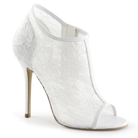 【FABULICIOUS】AMUSE-56 ヒールシューズ Ivory Lace-Mesh【取寄】