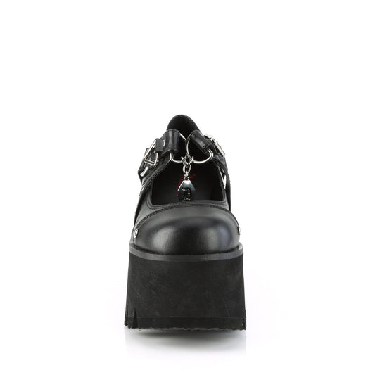 【DEMONIA】ASHES-33 ヒール Blk Vegan Leather【取寄】