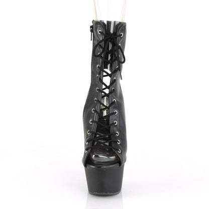【PLEASER】ASPIRE-1016 シューズ Blk Faux Leather/Blk Matte【取寄】