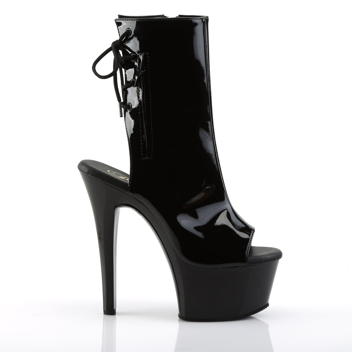 【PLEASER】ASPIRE-1018 シューズ Blk Pat/Blk【取寄】