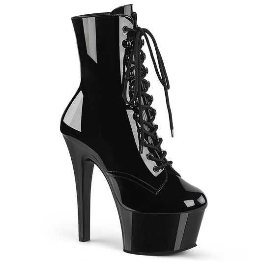 【PLEASER】ASPIRE-1020 プラットフォームシューズ Blk Pat/Blk【取寄】