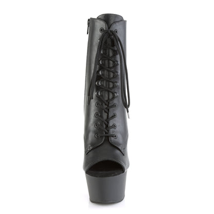 【PLEASER】ASPIRE-1021 シューズ Blk Faux Leather/Blk Matte【取寄】
