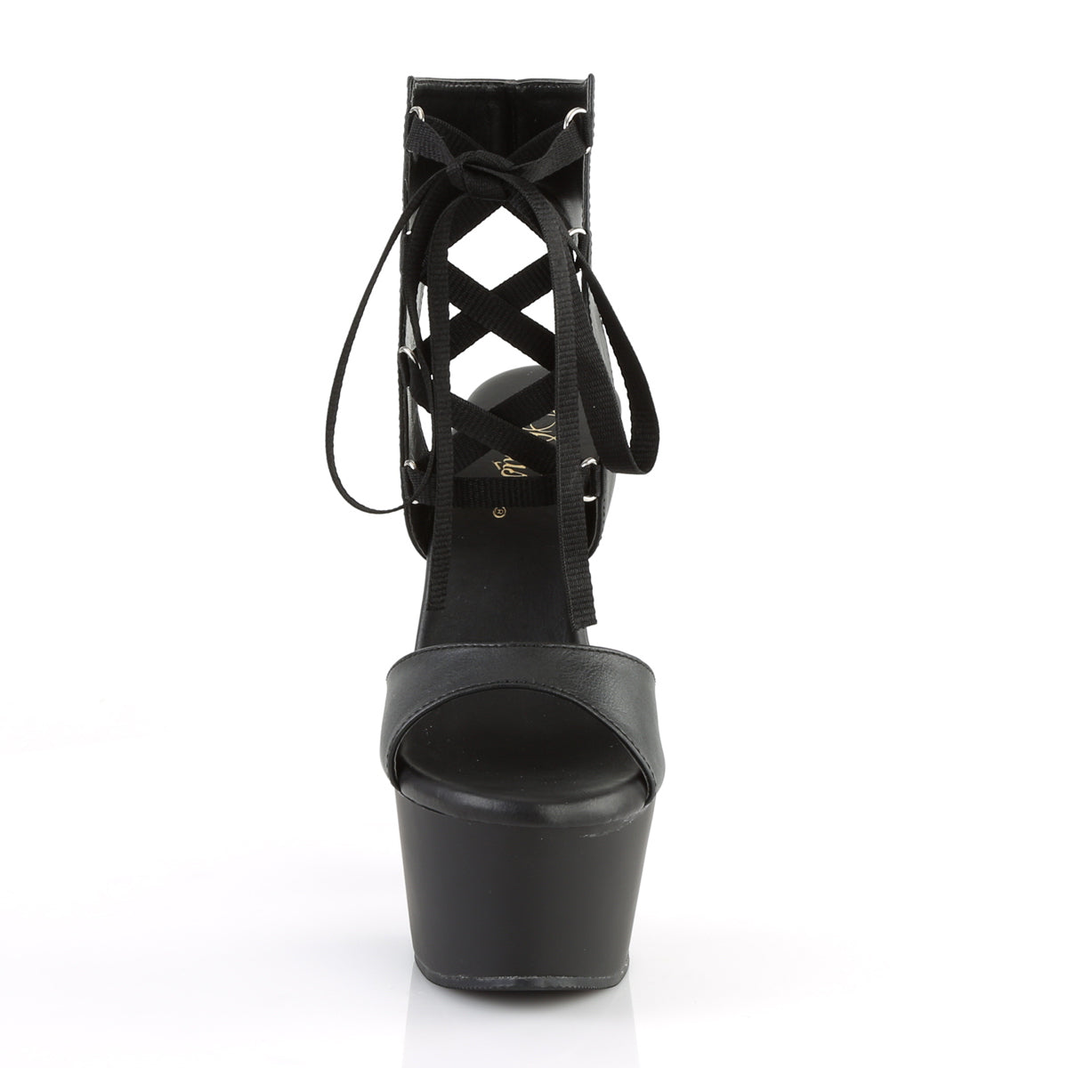 【PLEASER】ASPIRE-600-14 シューズ Blk Faux Leather/Blk Matte【取寄】