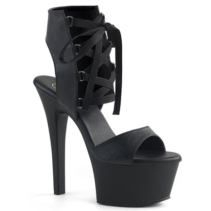 【PLEASER】ASPIRE-600-14 シューズ Blk Faux Leather/Blk Matte【取寄】