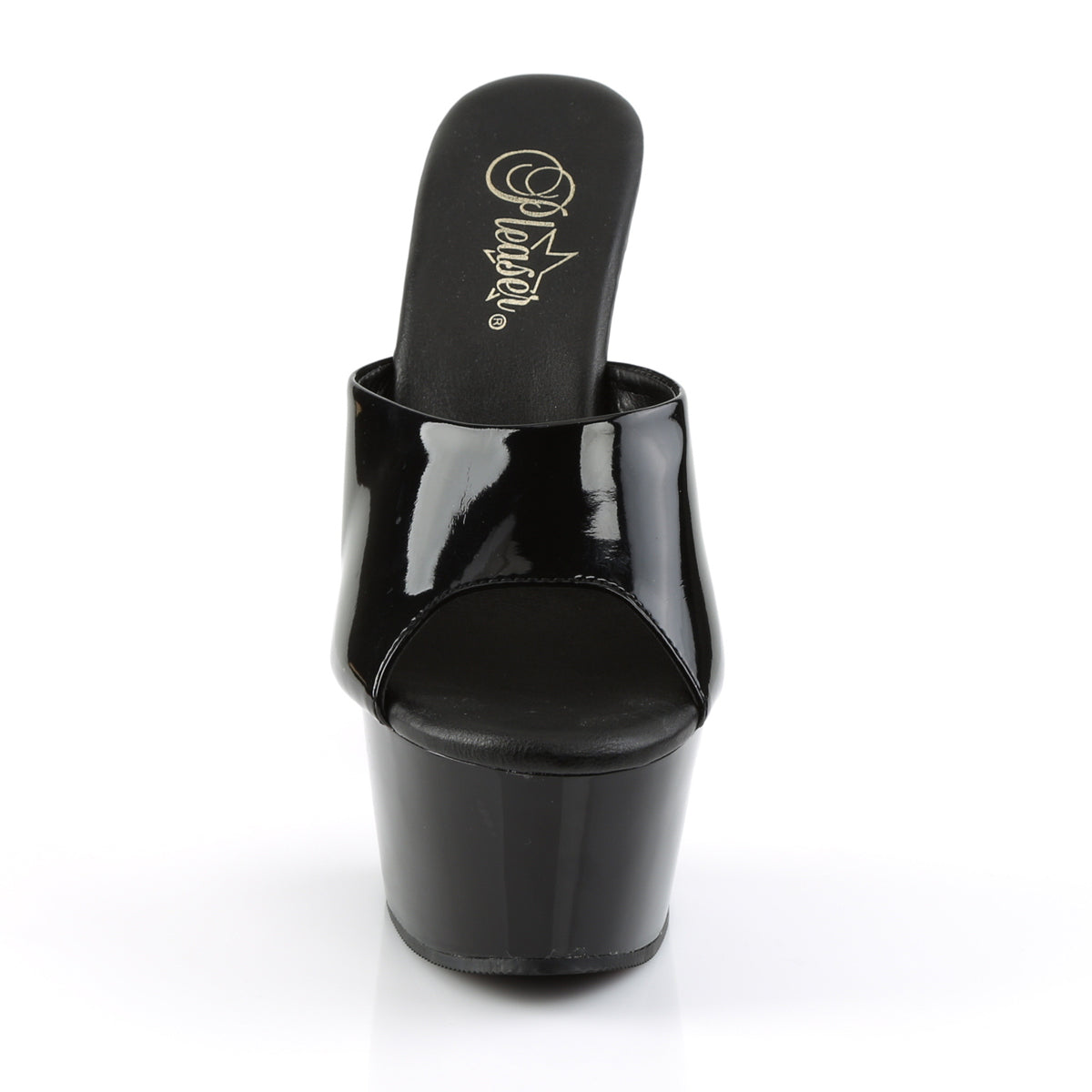 【PLEASER】ASPIRE-601 シューズ Blk Pat/Blk【取寄】