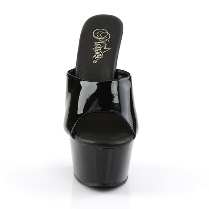 【PLEASER】ASPIRE-601 シューズ Blk Pat/Blk【取寄】