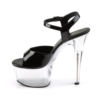 【PLEASER】ASPIRE-609 シューズ Blk Pat/Clr【取寄】