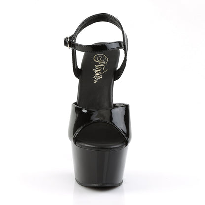 【PLEASER】ASPIRE-609 シューズ Blk Pat/Blk【取寄】