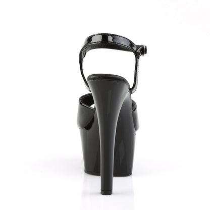 【PLEASER】ASPIRE-609 シューズ Blk Pat/Blk【取寄】