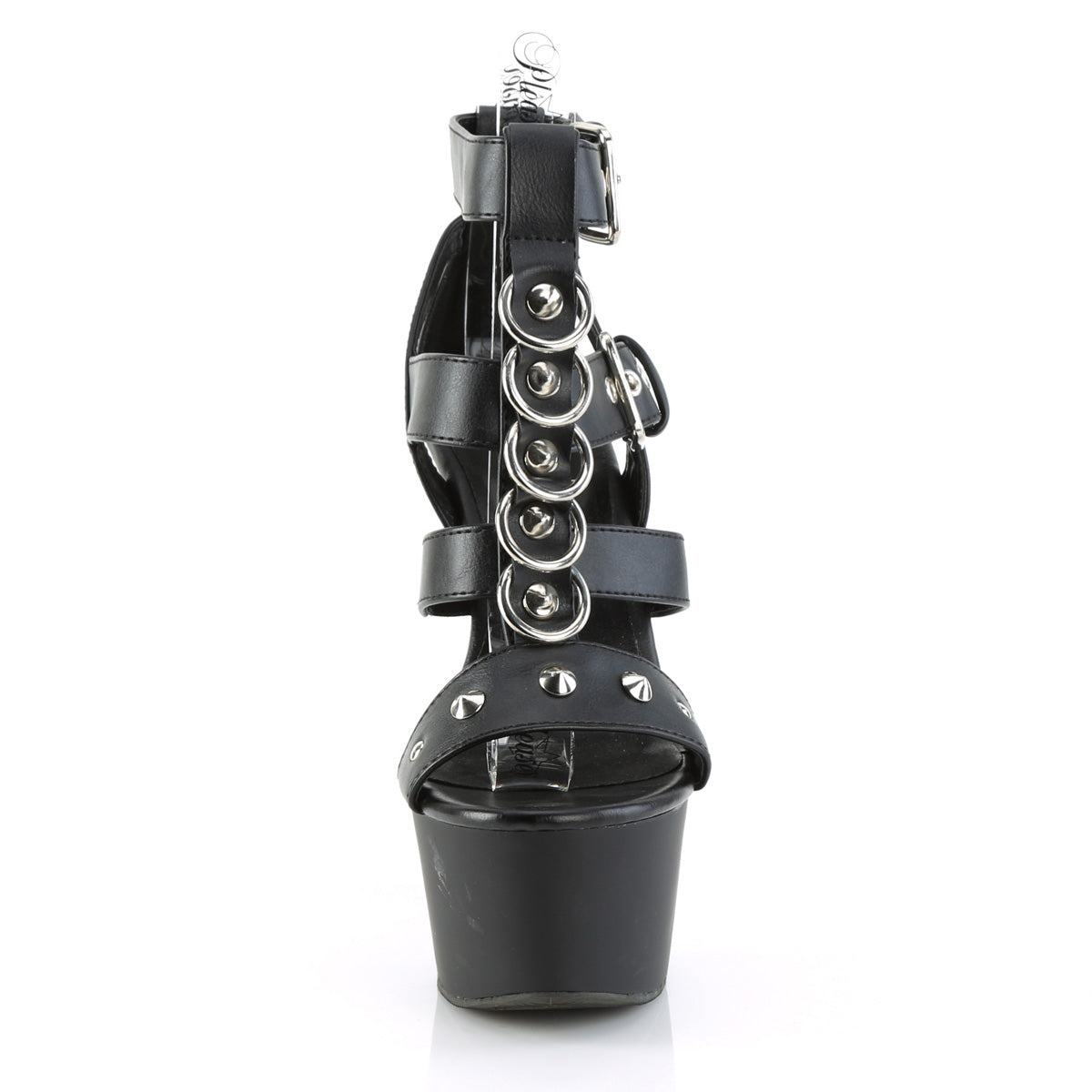 【PLEASER】ASPIRE-658 シューズ Blk Faux Leather/Blk Matte【取寄】