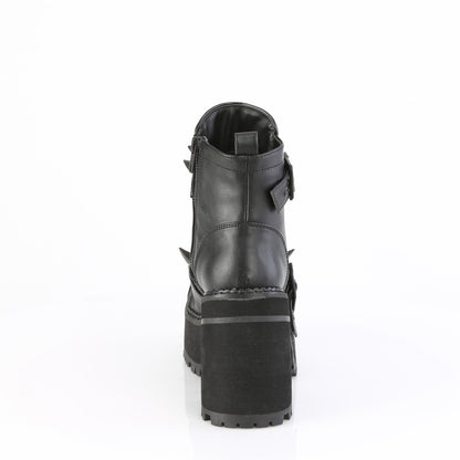 【DEMONIA】ASSAULT-72 アンクルブーツ Blk Vegan Leather【取寄】