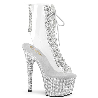 【PLEASER】BEJEWELED-1016C-2-7 シューズ Clr-RS/Slv RS【取寄】