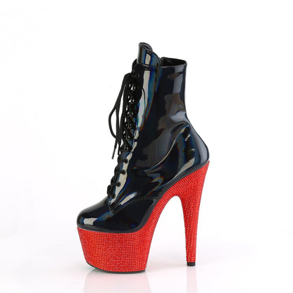 【PLEASER】BEJEWELED-1020-7 シューズ Blk Holo Pat/Red RS【取寄】