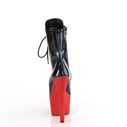 【PLEASER】BEJEWELED-1020-7 シューズ Blk Holo Pat/Red RS【取寄】