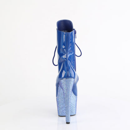 【PLEASER】BEJEWELED-1020-7 シューズ Blue Holo Pat/Blue AB RS【取寄】