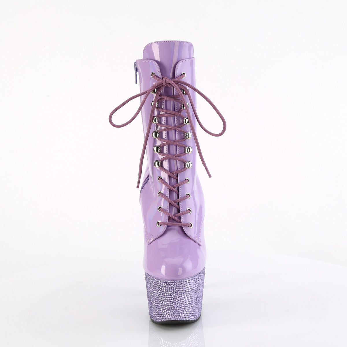 【PLEASER】BEJEWELED-1020-7 シューズ Lavender Holo Pat/Lavender RS【取寄】