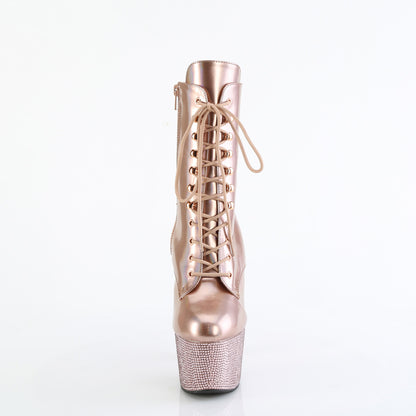 【PLEASER】BEJEWELED-1020-7 シューズ R. Gold Holo Pat/R. Gold AB RS【取寄】