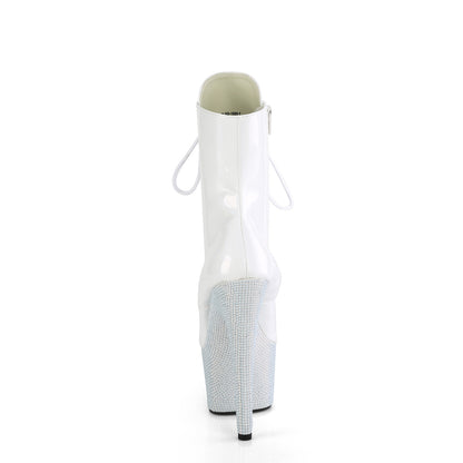 【PLEASER】BEJEWELED-1020-7 シューズ Wht Holo Pat/Wht RS【取寄】