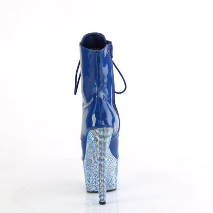 【PLEASER】BEJEWELED-1021-7 シューズ Blue Holo Pat/Blue AB RS【取寄】