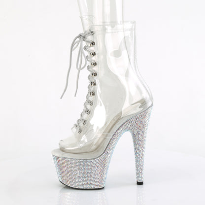 【PLEASER】BEJEWELED-1021C-7 シューズ Clr-RS/Slv AB RS【取寄】