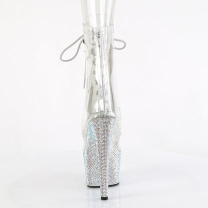 【PLEASER】BEJEWELED-1021C-7 シューズ Clr-RS/Slv AB RS【取寄】