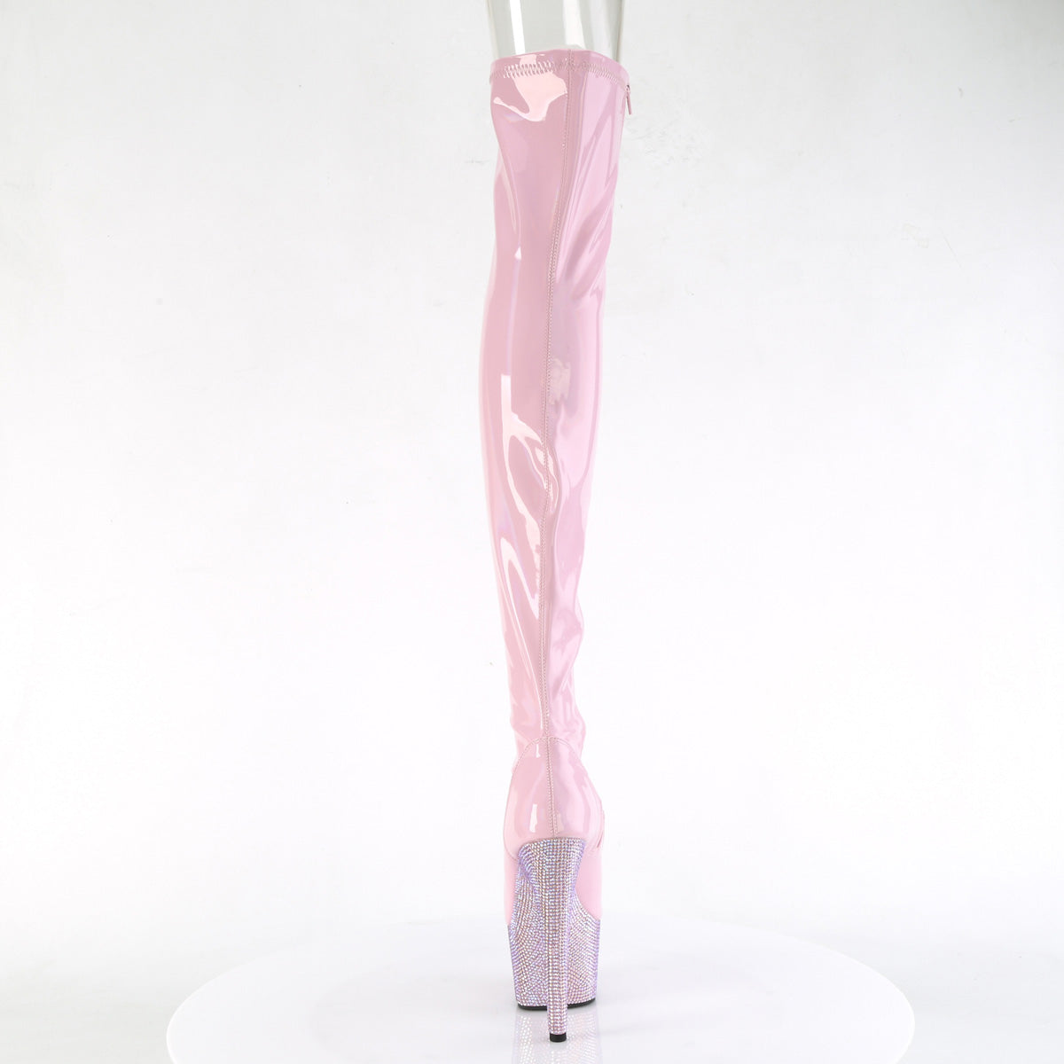【PLEASER】BEJEWELED-3011-7 シューズ B. Pink Str Holo Pat/B. Pink AB RS【取寄】