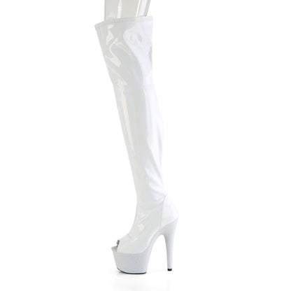 【PLEASER】BEJEWELED-3011-7 シューズ Wht Str Holo Pat/Wht RS【取寄】