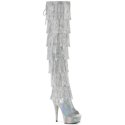 【PLEASER】BEJEWELED-3017HG-RSF シューズ Slv Holo Metallic Pu/Slv AB RS【取寄】