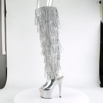 【PLEASER】BEJEWELED-3019RSF-7 シューズ Slv Metallic Pu-Slv/Slv Multi RS【取寄】