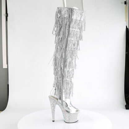 【PLEASER】BEJEWELED-3019RSF-7 シューズ Slv Metallic Pu-Slv/Slv Multi RS【取寄】