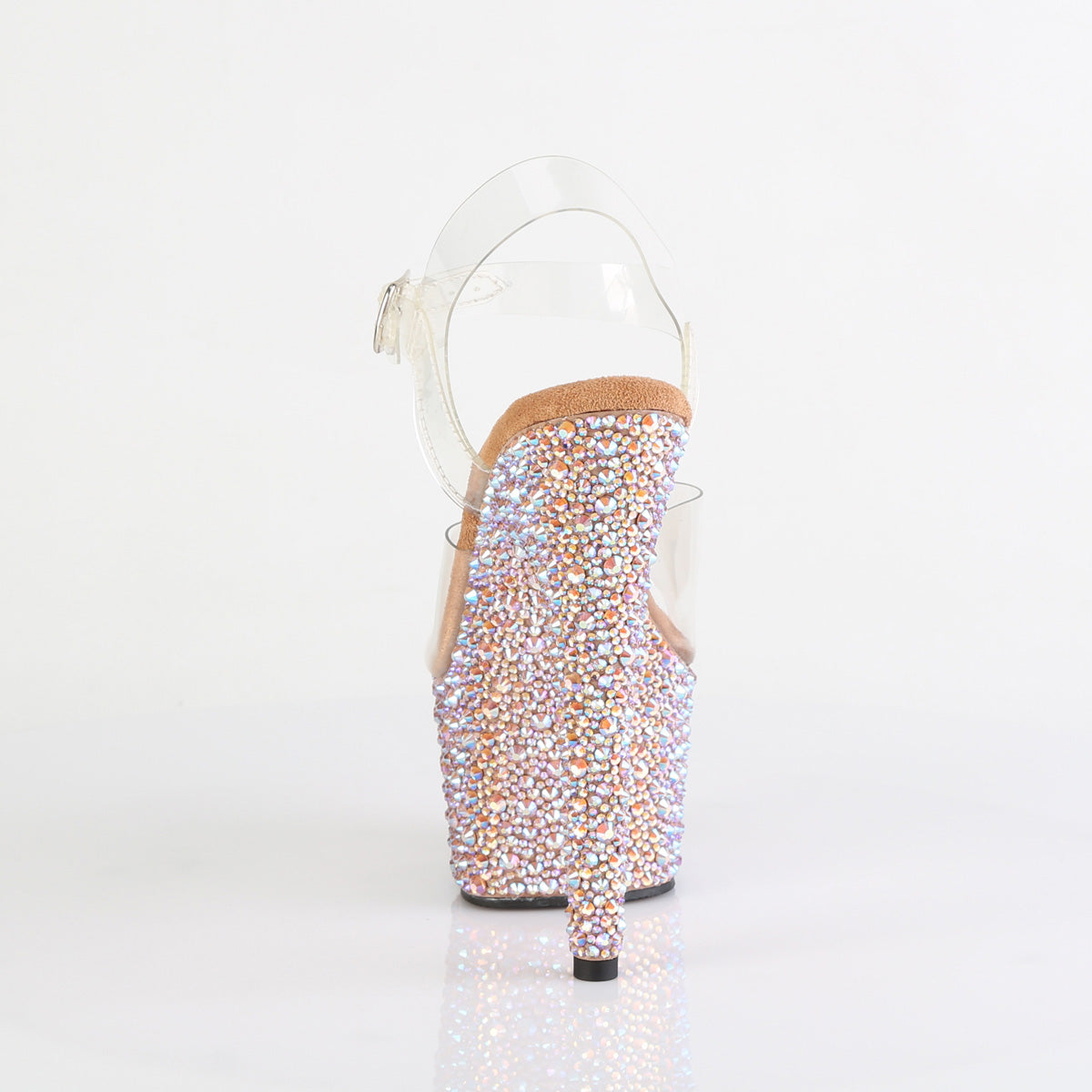 【PLEASER】BEJEWELED-708MS シューズ Clr/Rose Gold Multi RS【取寄】