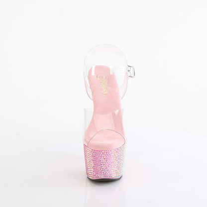 【PLEASER】BEJEWELED-708RRS シューズ Clr/B. Pink RS【取寄】